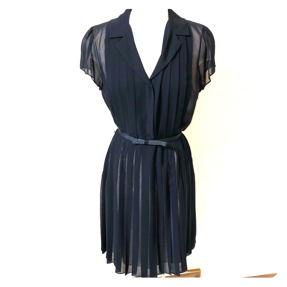 Talbots pleated cocktail dress.